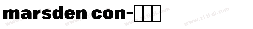 marsden con字体转换